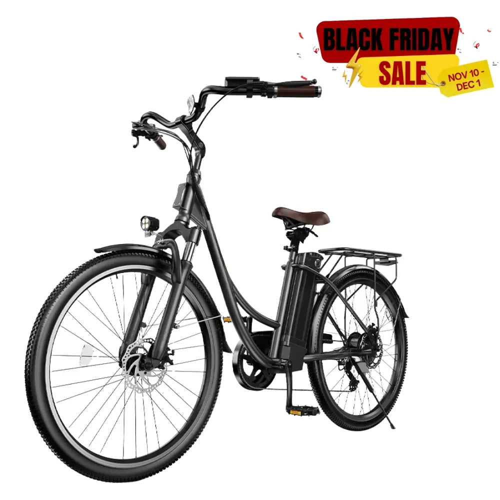 Finbike U2 Step-Thru Electric Bike 36V 13Ah Battery 75km Range - FinBike.com