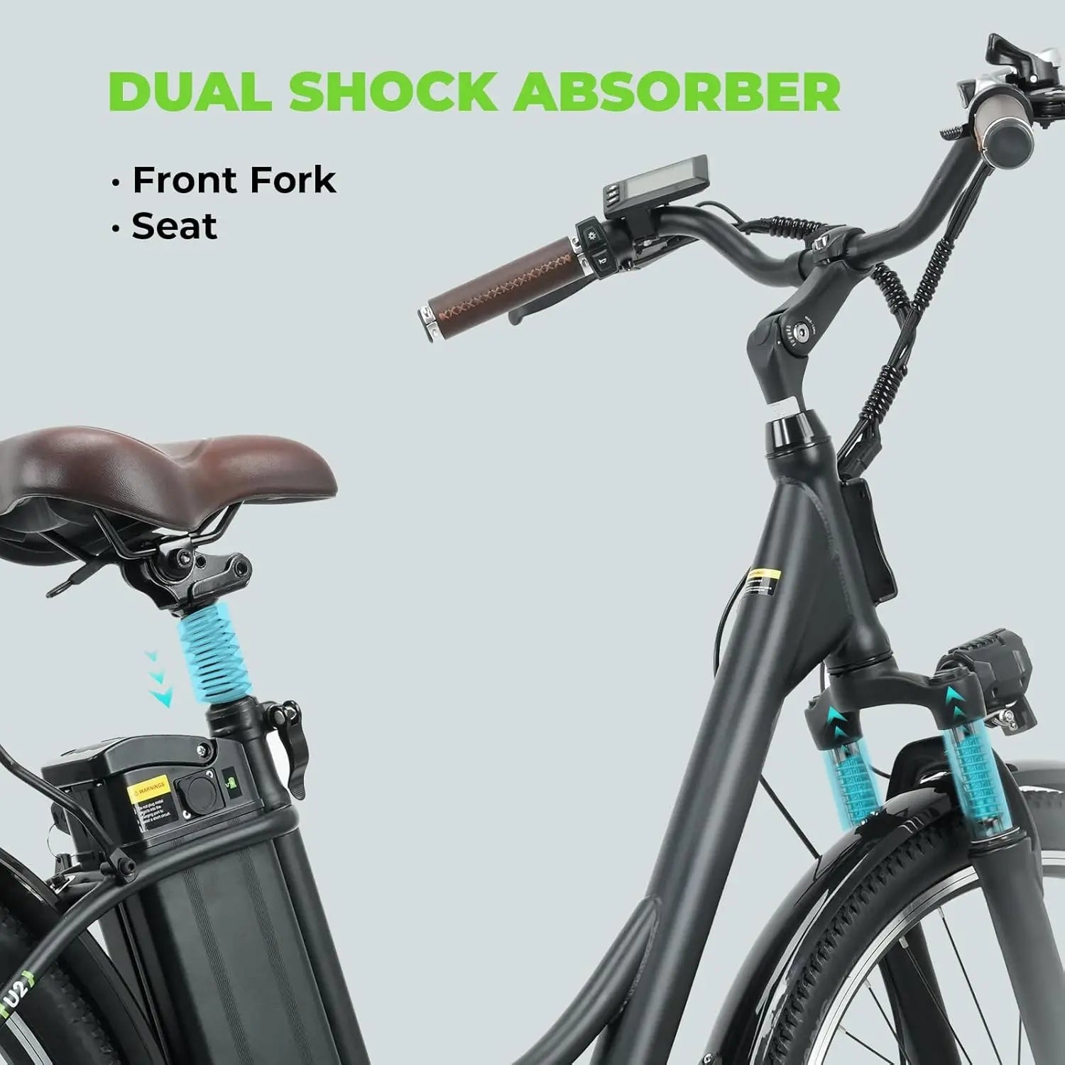 Finbike U2 Step-Thru Electric Bike 36V 13Ah Battery 75km Range