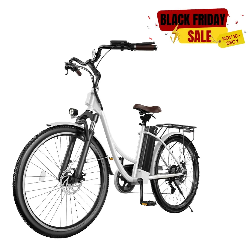 Finbike U2 Step-Thru Electric Bike 36V 13Ah Battery 75km Range - FinBike.com