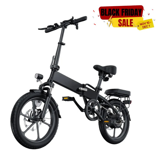 Finbike U3 Folding Electric Bike 250W 55km Range 2-3h Charge - FinBike.com