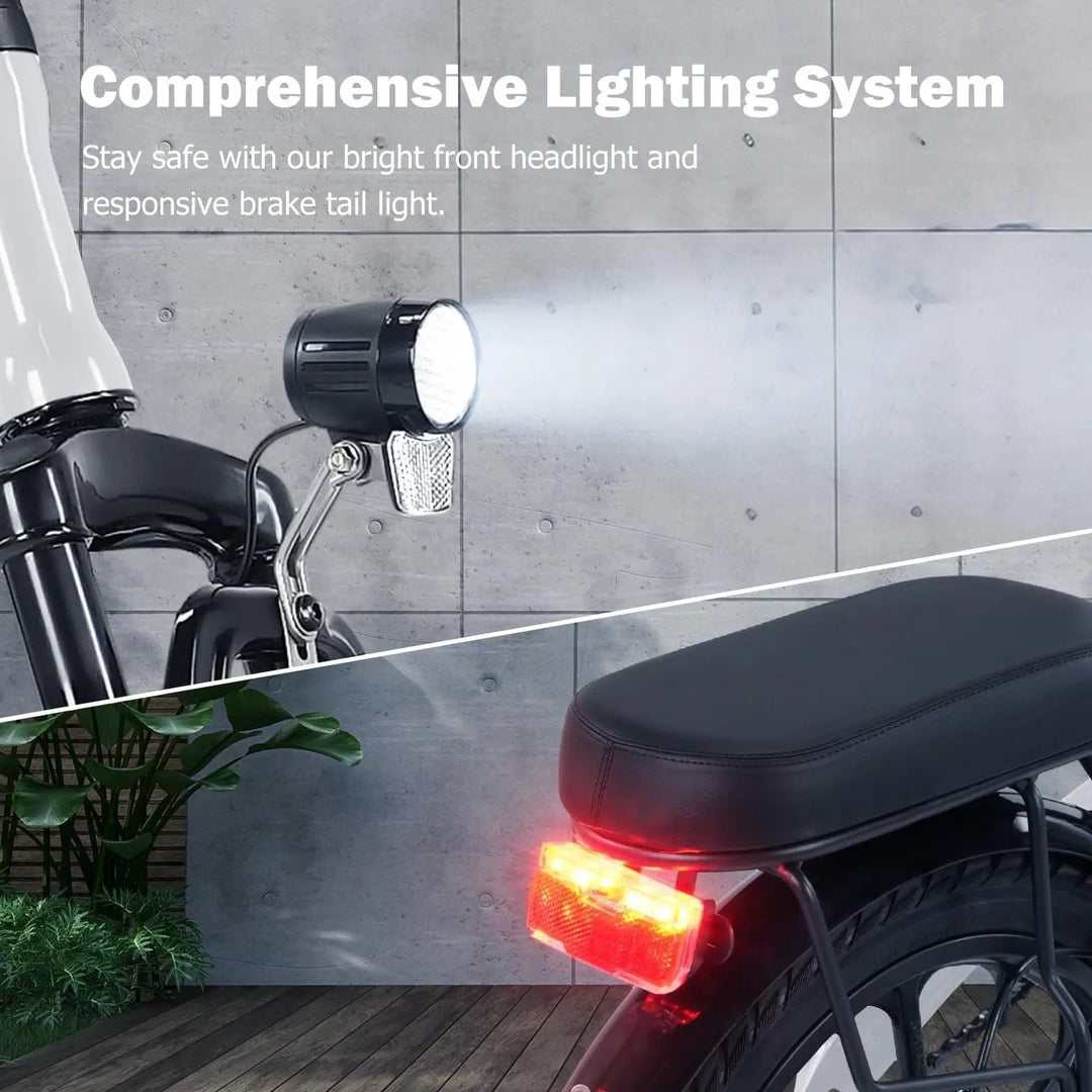 Finbike U3 Folding Electric Bike 250W Motor 55km Max Range 2-3h Charge