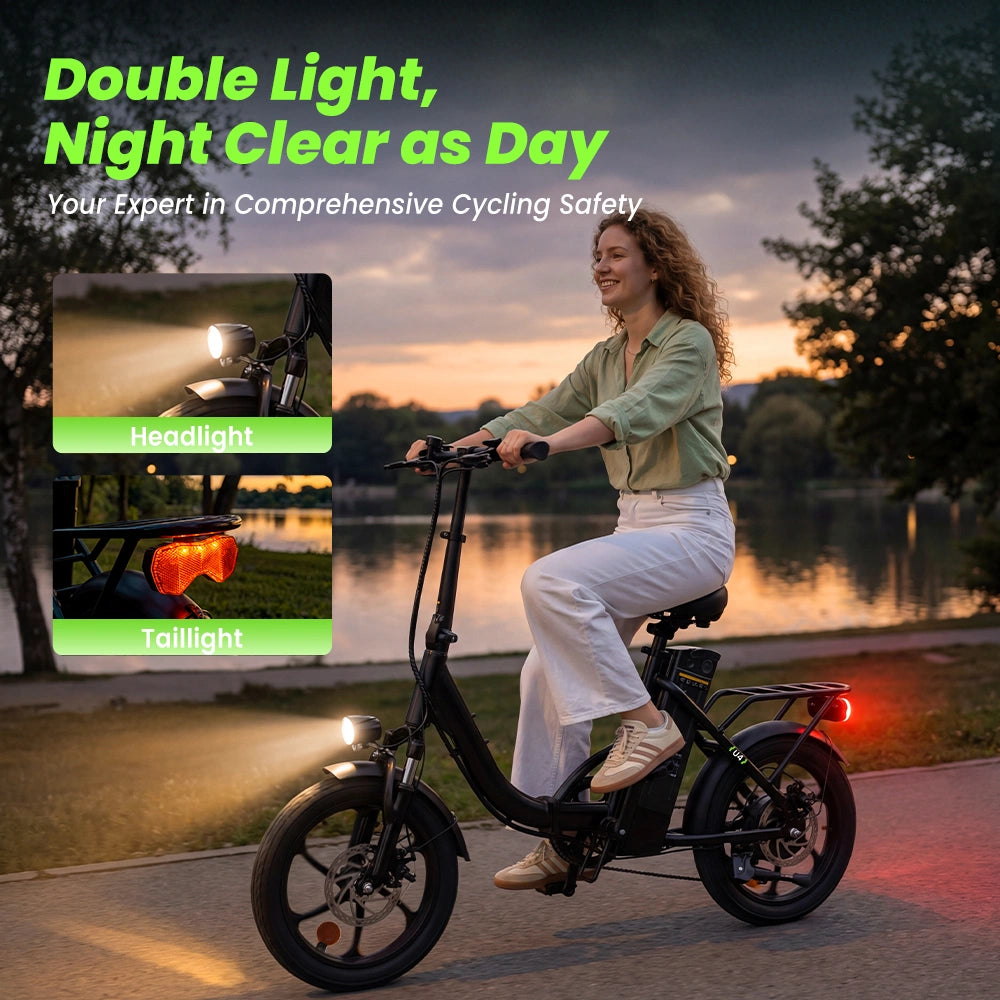 Finbike U4 Commuter Electric Bike 36V 10.4Ah Battery 88km Range