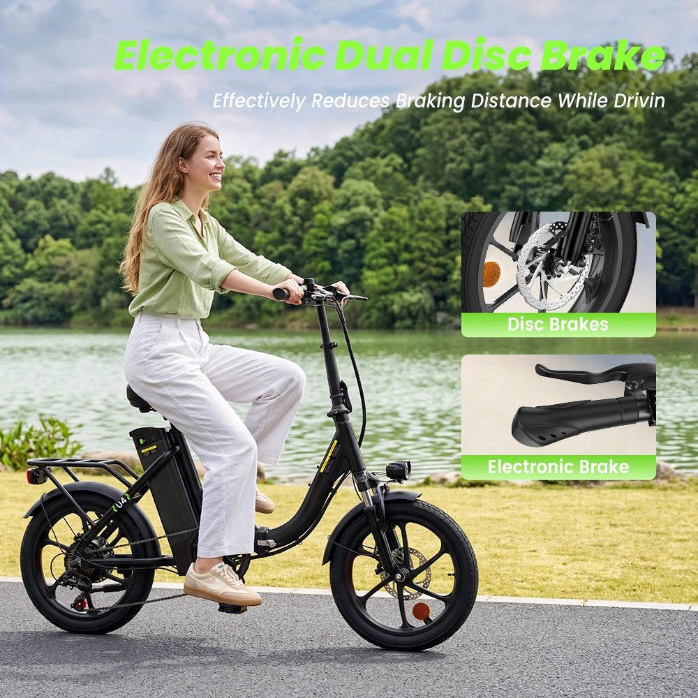 Finbike U4 Commuter Electric Bike 36V 10.4Ah Battery 88km Range