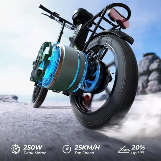 Finbike U4 Commuter Electric Bike 36V 10.4Ah Battery 88km Range