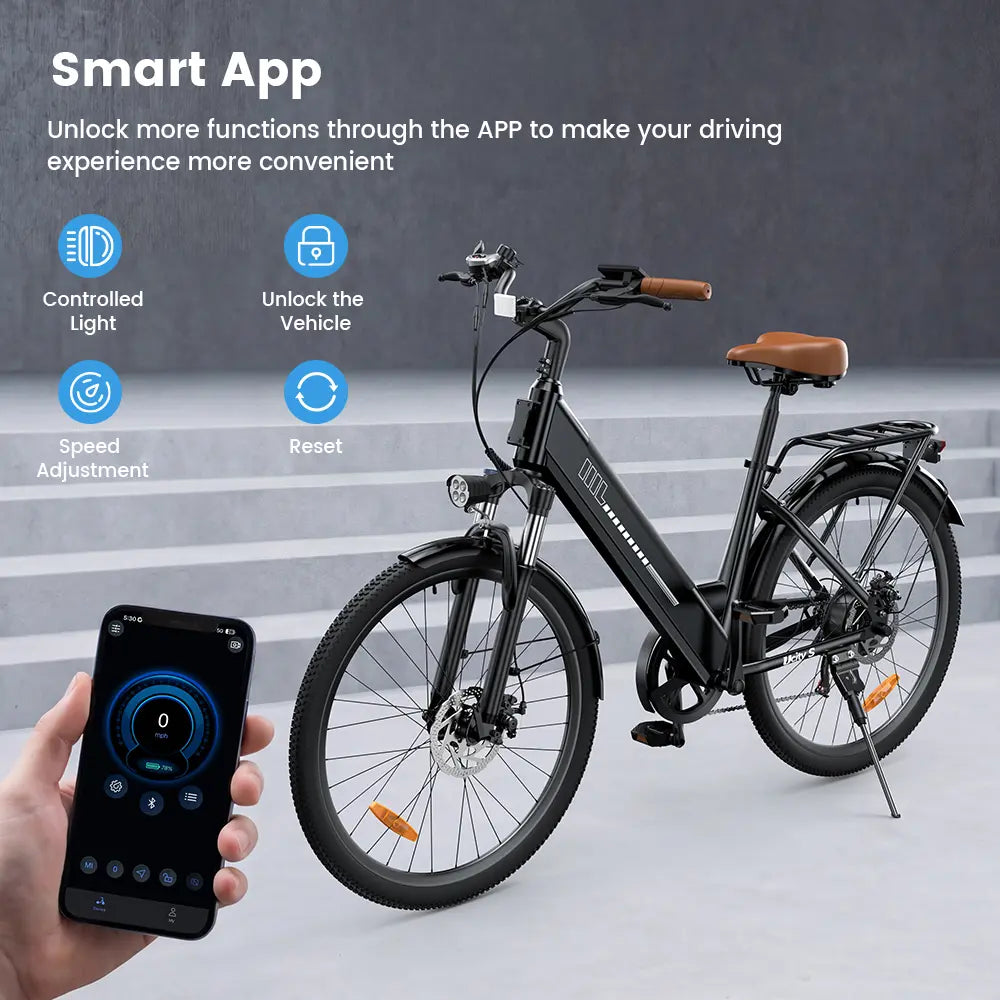 e bike city trekking Finbike UcityS Trekking Electric Bike