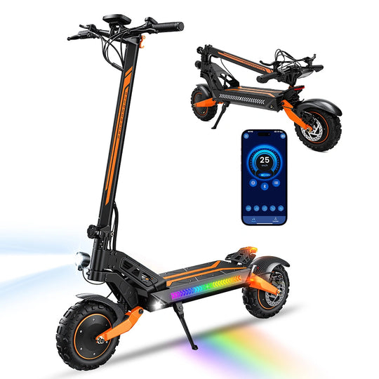 Finbike W12 elektrisk løbehjul med to 1500W-motorer og 100km rækkevidde