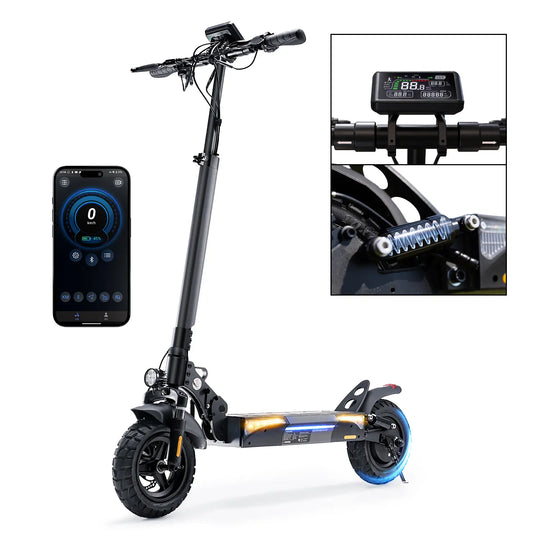 Finbike W9 Electric Scooter 48V 1000W Motor 10" Off-Road Tires