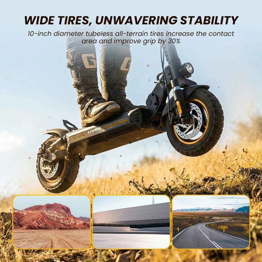 Finbike W9Air Electric Scooter 40km Range 10" All-Terrain Road Tires