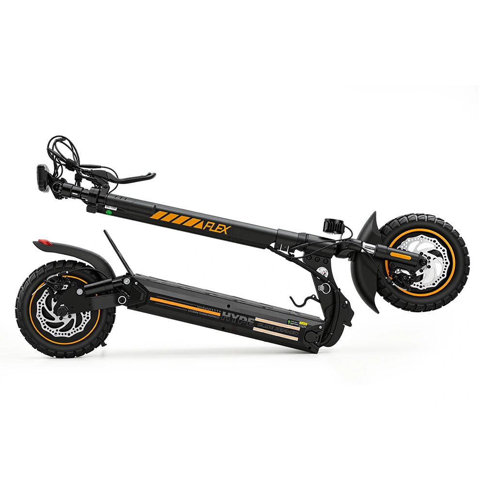 Finbike W9Air elektrisk scooter 40 km rækkevidde 10" terrændæk
