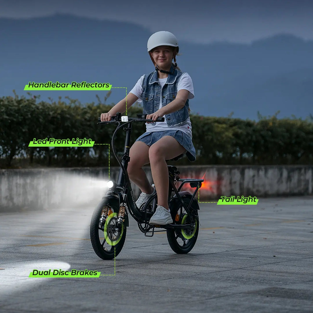 Finbike U4 Commuter Electric Bike 250W 36V 10.4Ah 16" Folding E-Bike