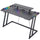 Gaming Desk with LED Lights, Monitor Stand & Power Strip