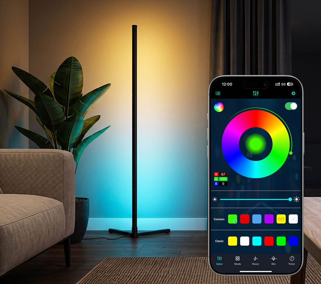 Smart RGB Ambient Light with App & Remote Control Floor Lamp