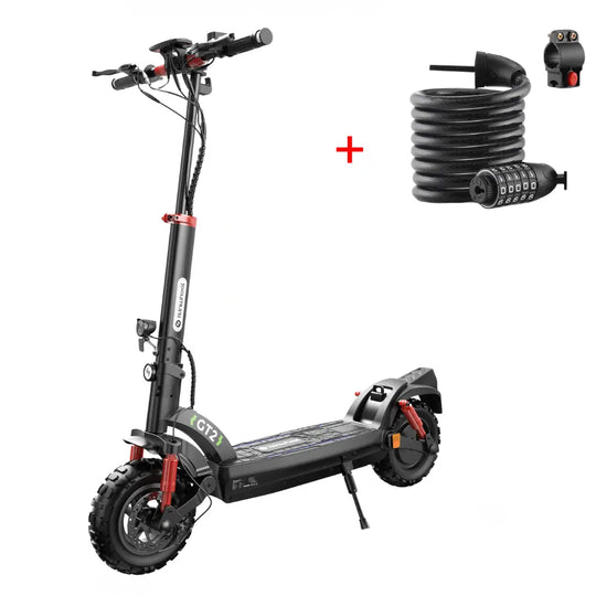 isinwheel GT2 E-Scooter mit ABE, 20 km/h, bis zu 80 km Reichweite, Straßenzugelassen