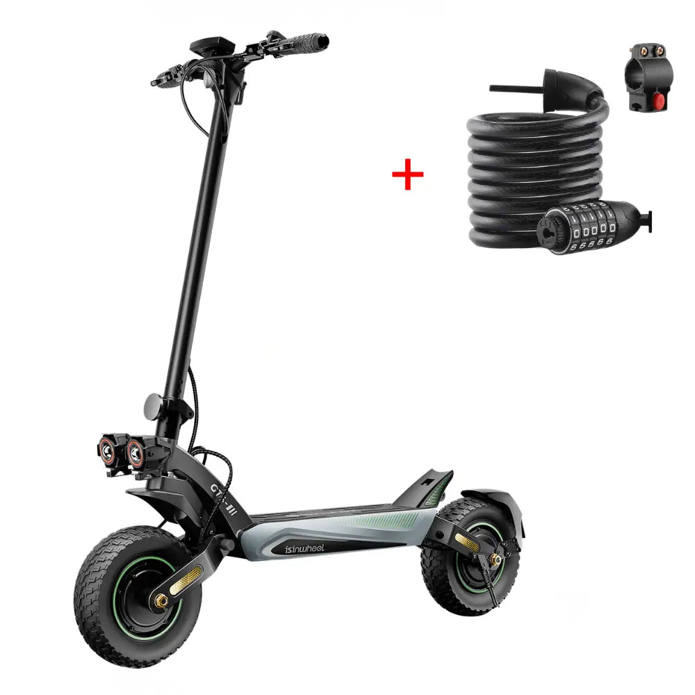 isinwheel GT4 Electric Scooter Dual 1200W Motor 80km Range