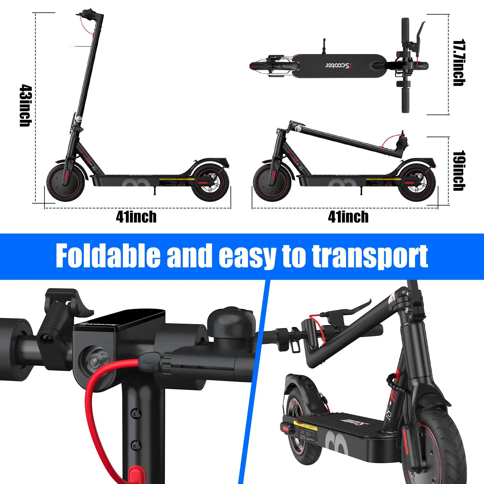 iScooter i8 Commuter Electric Scooter 350W Motor