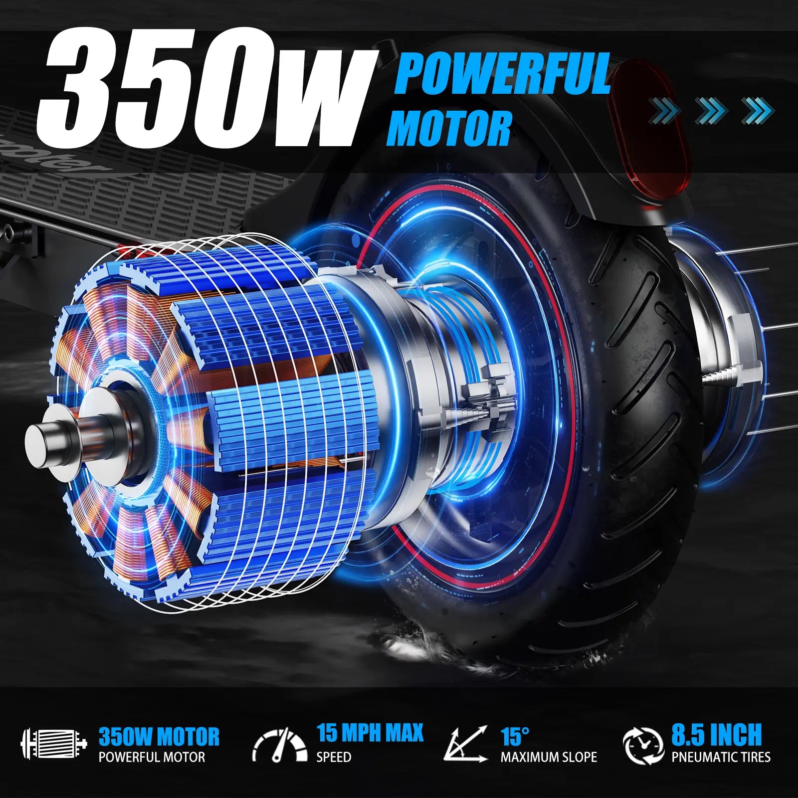 iScooter i8 Commuter Electric Scooter 350W Motor