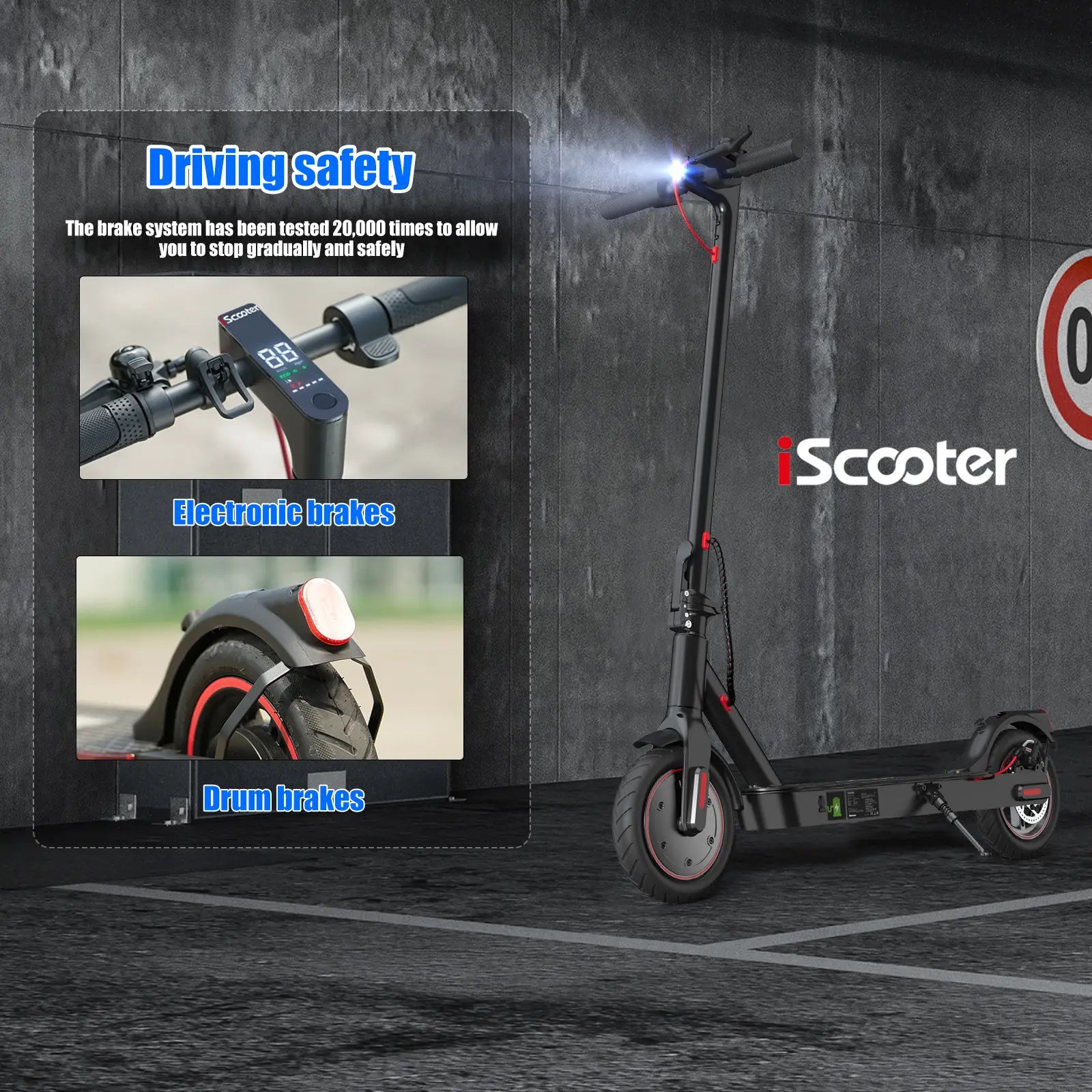 iScooter i8 Commuter Electric Scooter 350W Motor