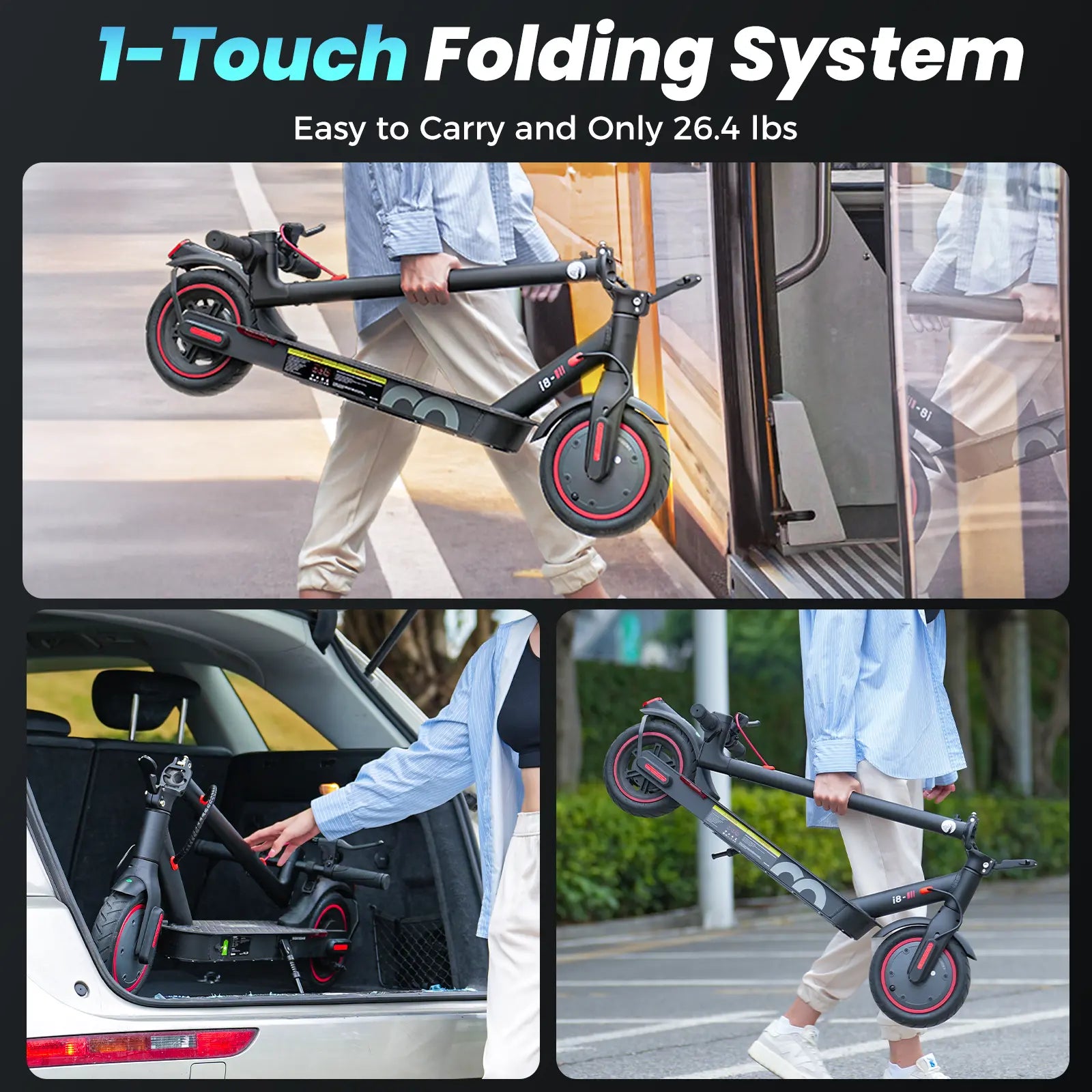 iScooter i8 Commuter Electric Scooter 350W Motor