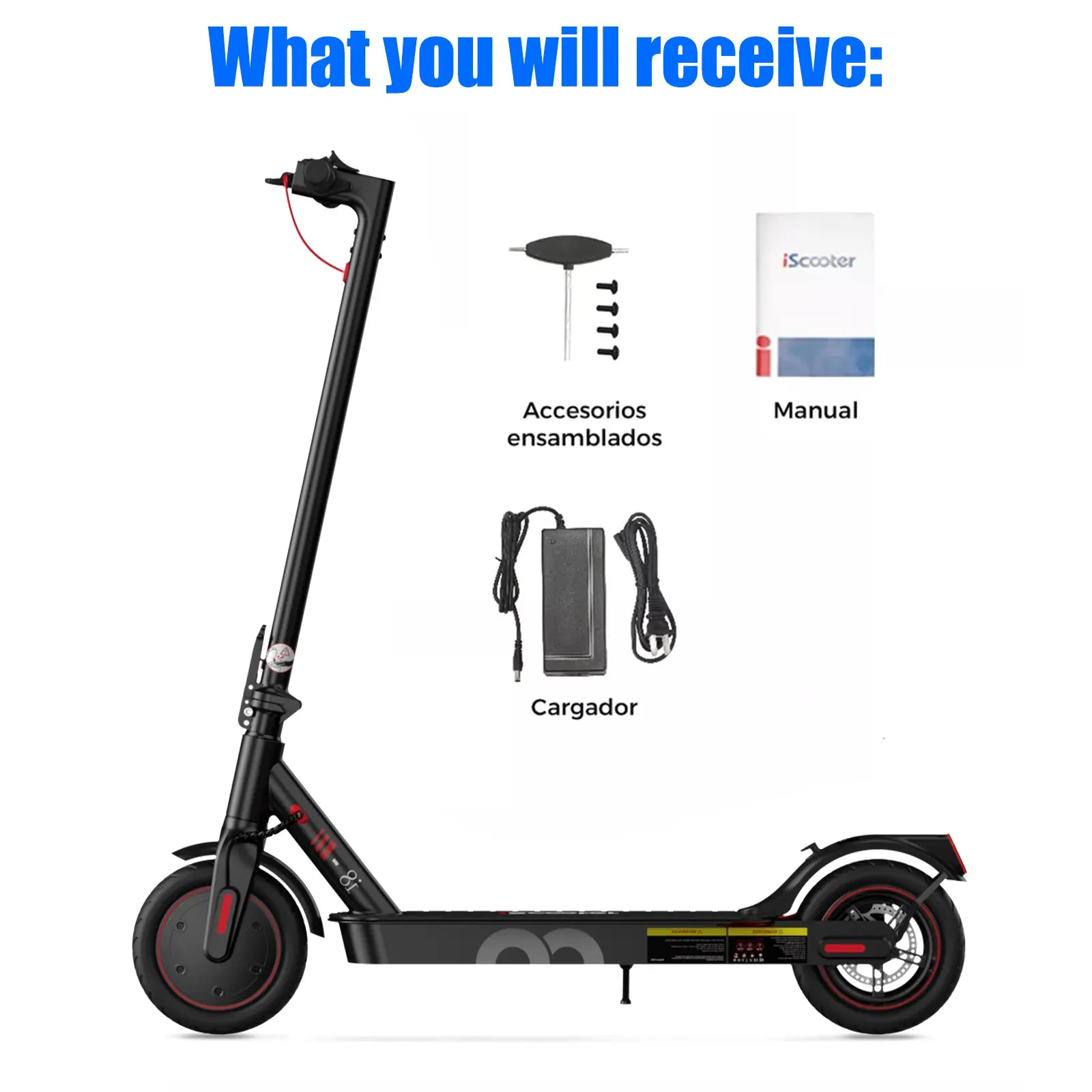 iScooter i8 Commuter Electric Scooter 350W Motor