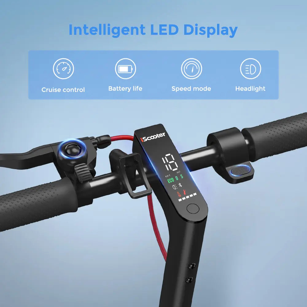 iScooter i9 Commuter Monopattino Elettrico Autonomia 30km