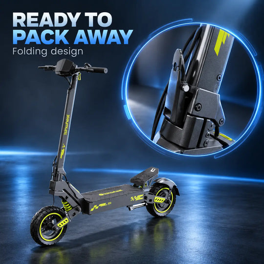 isinwheel D1 Electric Scooter 1200W Motor 40km Range