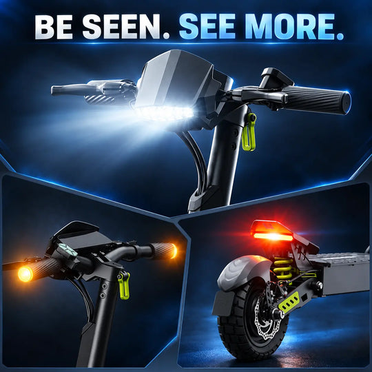 isinwheel D1 Electric Scooter 1200W Motor 40km Range