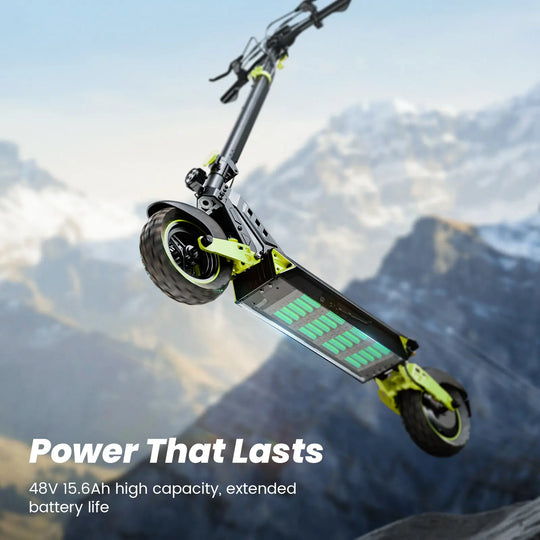 isinwheel D2 Elektroroller mit 1000-W-Motor, 48 V, 15,6 Ah und 55 km Reichweite