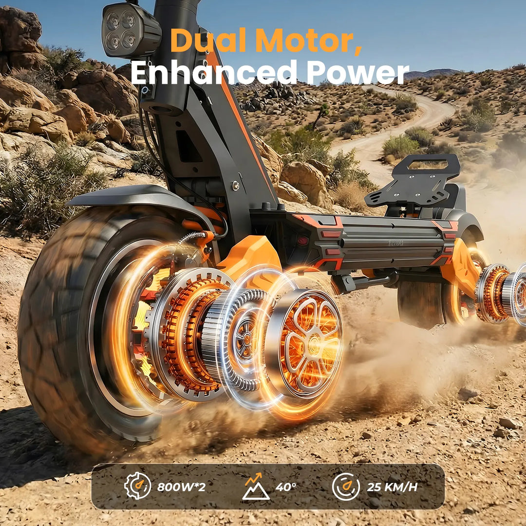 isinwheel GT1 Dual Electric Scooter 1600W Motor 55km Range