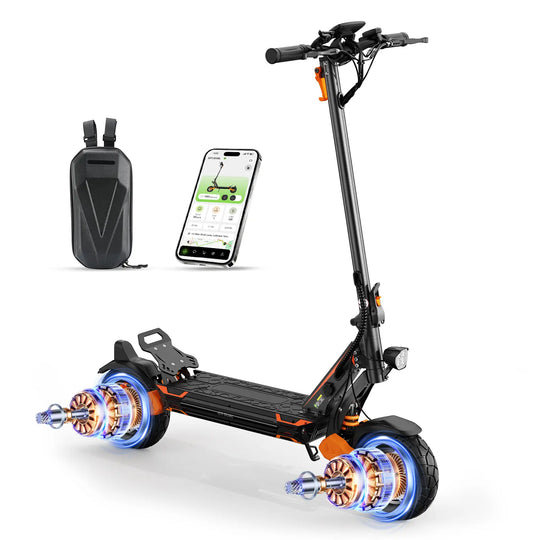 isinwheel GT1 Dual Electric Scooter 1600W Motor 55km Range