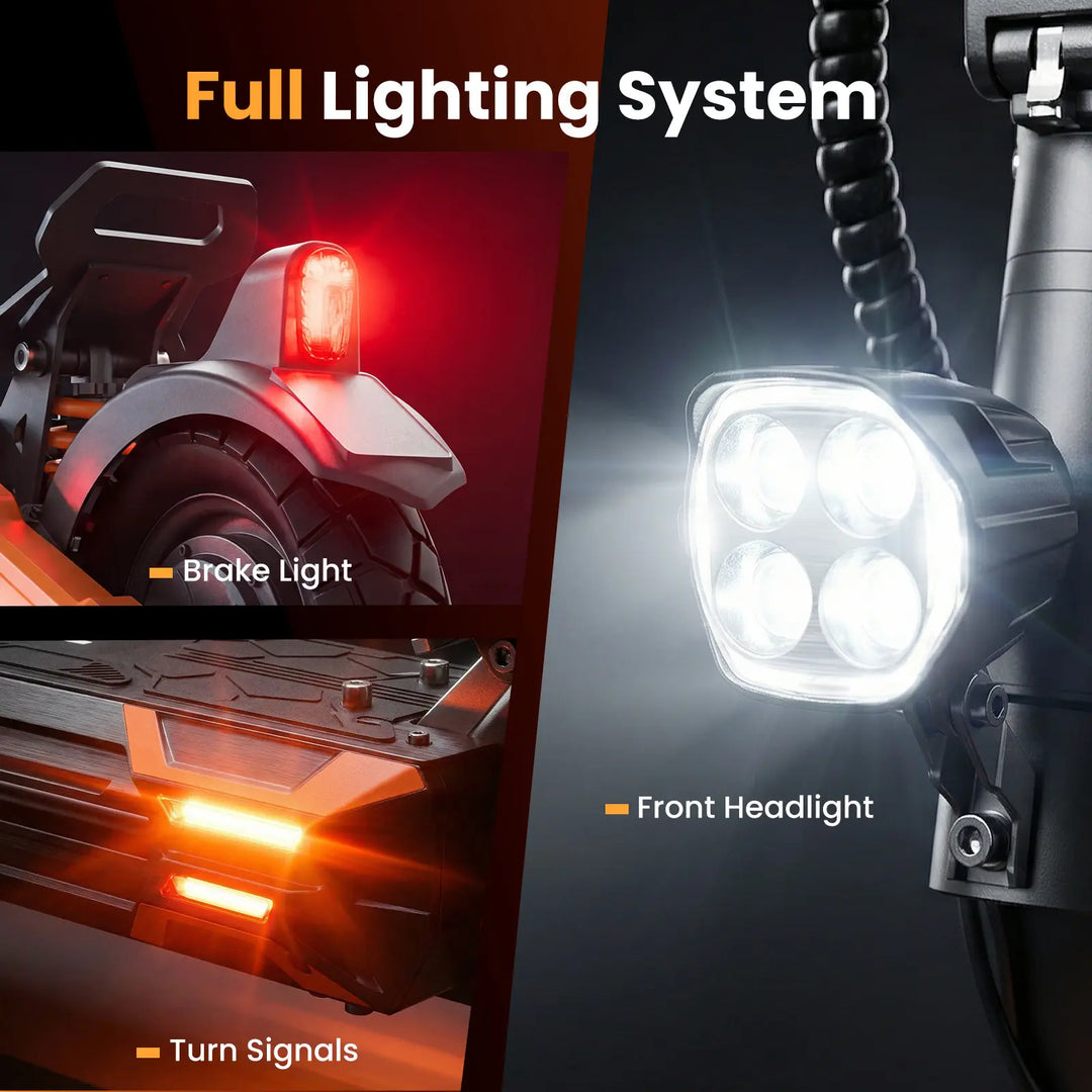 isinwheel GT1 Dual Electric Scooter 1600W Motor 55km Range
