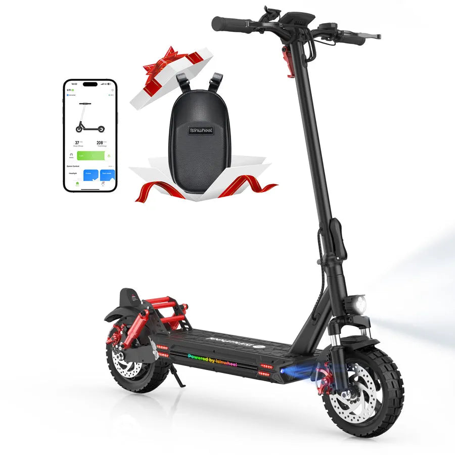 isinwheel GT1 Electric Scooter 800W Motor 48V 10Ah 45km Range
