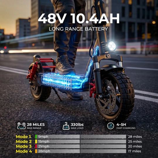 isinwheel GT1 Electric Scooter 800W Motor 48V 10Ah 45km Range - product image 4