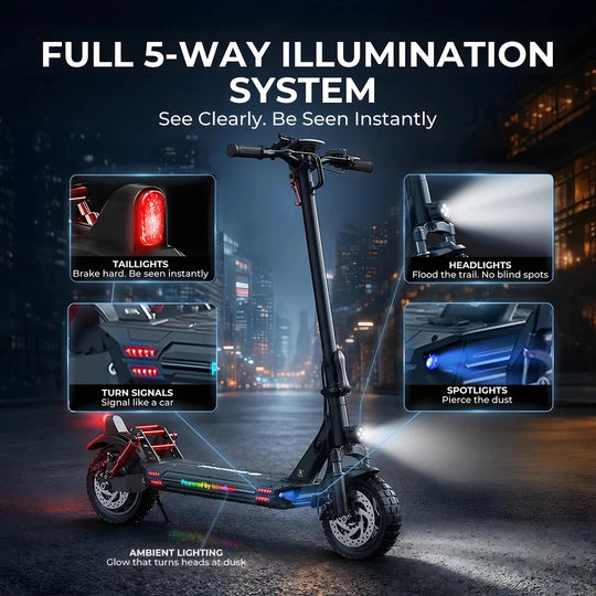 isinwheel GT1 Electric Scooter 800W Motor 48V 10Ah 45km Range - product image 8