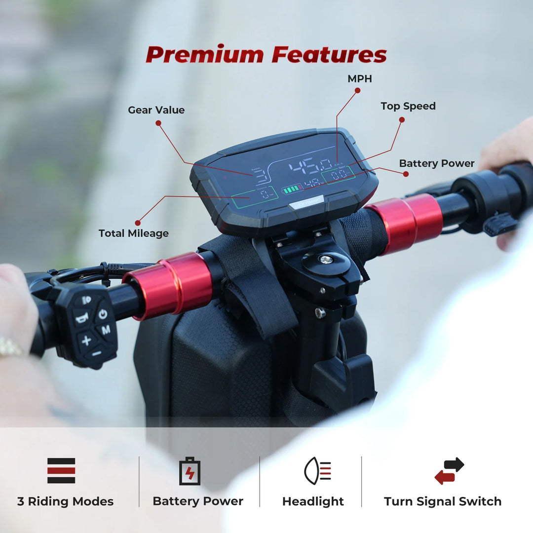 isinwheel GT2 Elektrická kolobežka 11" Pneumatiky do terénu Dojazd 60 km
