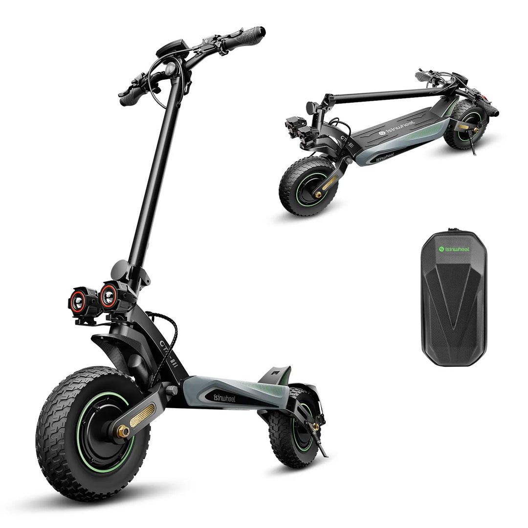 Trottinette électrique isinwheel GT4 Double moteur 1200W Autonomie 80 km