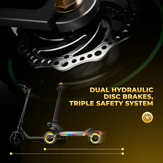 Trottinette électrique isinwheel GT4 Double moteur 1200W Autonomie 80 km