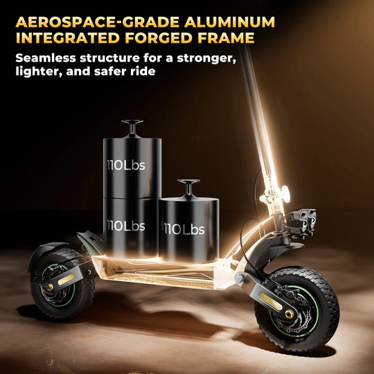Trottinette électrique isinwheel GT4 Double moteur 1200W Autonomie 80 km