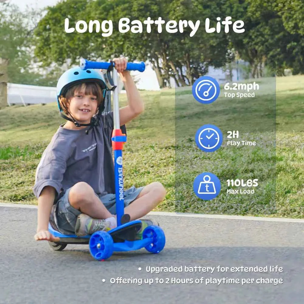 isinwheel Minispider Kids Electric Scooter 2-in-1 Skateboard