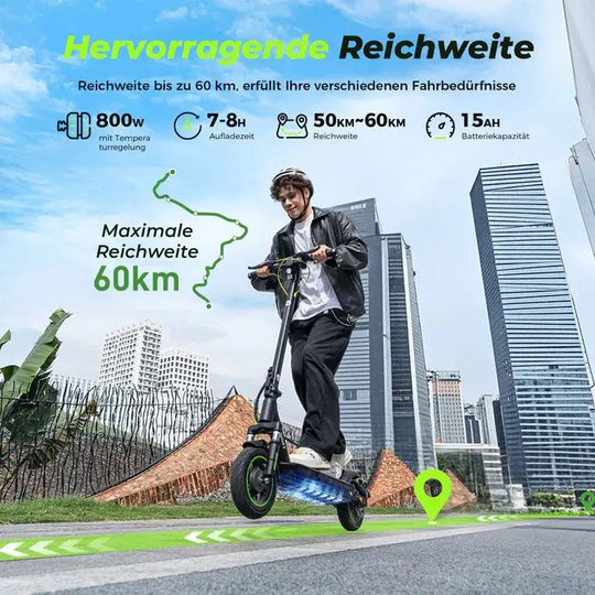 Trottinette électrique isinwheel S10Plus avec certification ABE Batterie 36V 15Ah