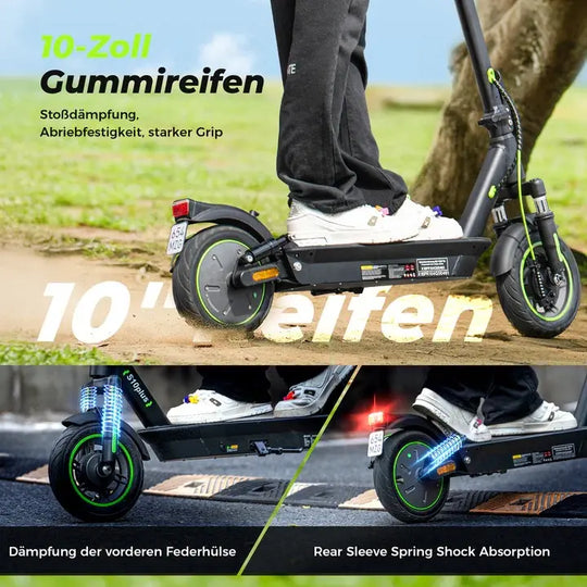 Trottinette électrique isinwheel S10Plus avec certification ABE Batterie 36V 15Ah