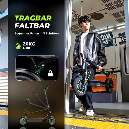 Trottinette électrique isinwheel S10Plus avec certification ABE Batterie 36V 15Ah