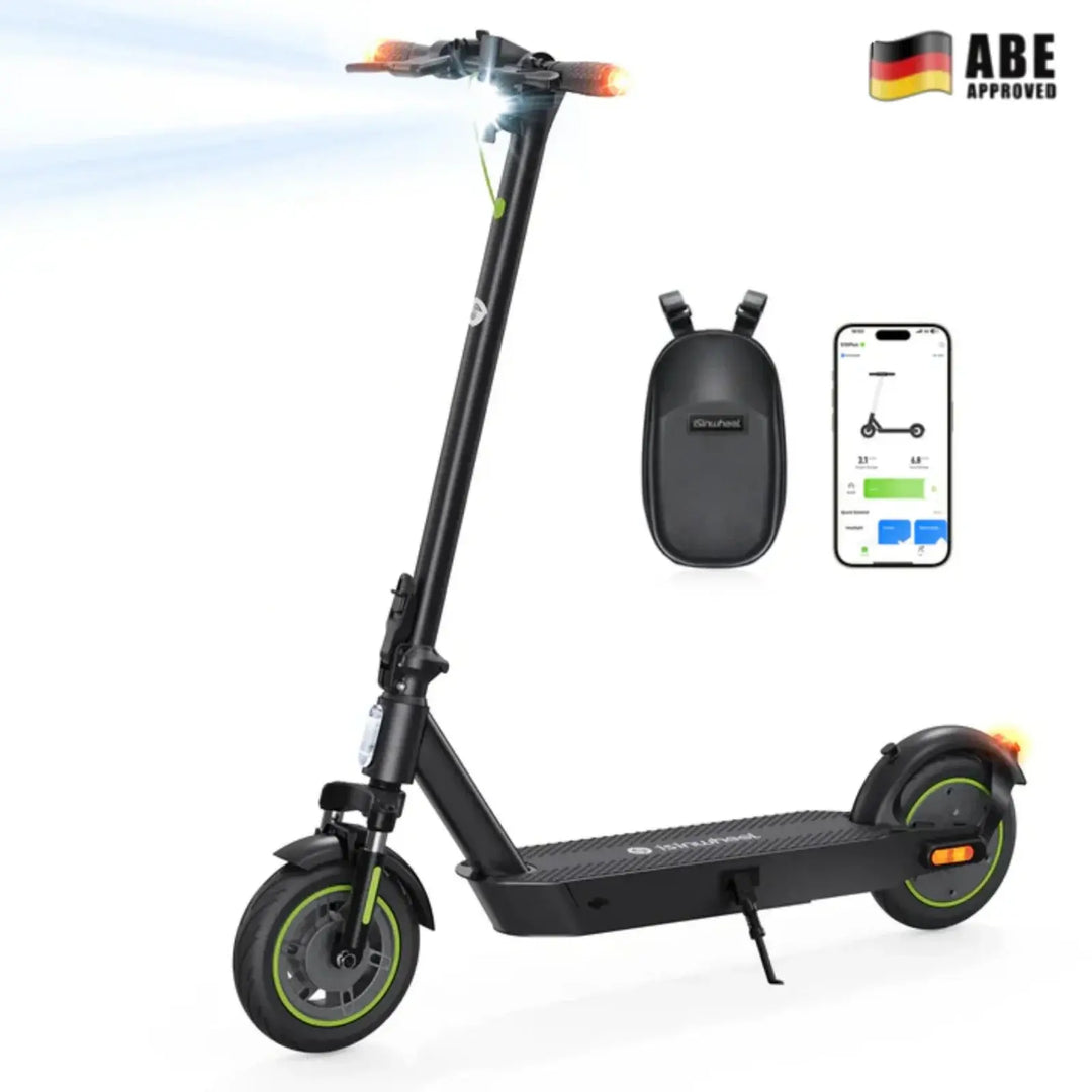 Trottinette électrique isinwheel S10Plus avec certification ABE Batterie 36V 15Ah