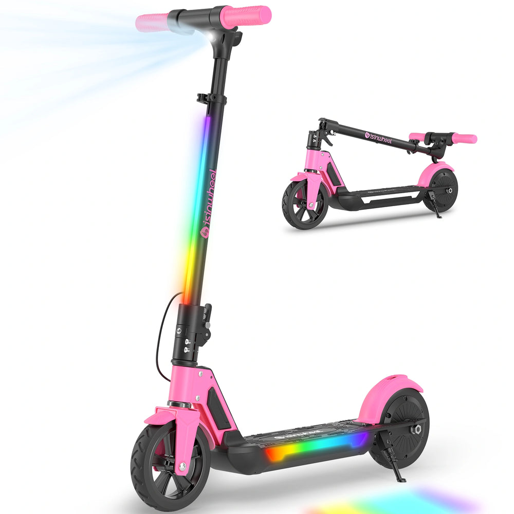 isinwheel S7 Kids Electric Scooter Dual Braking System