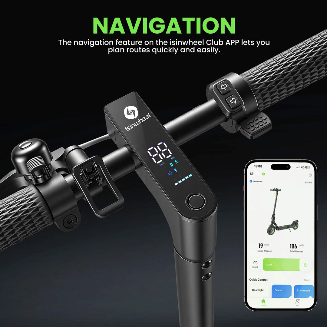 isinwheel S9 Commuter Electric Scooter 350W Motor 20km Range