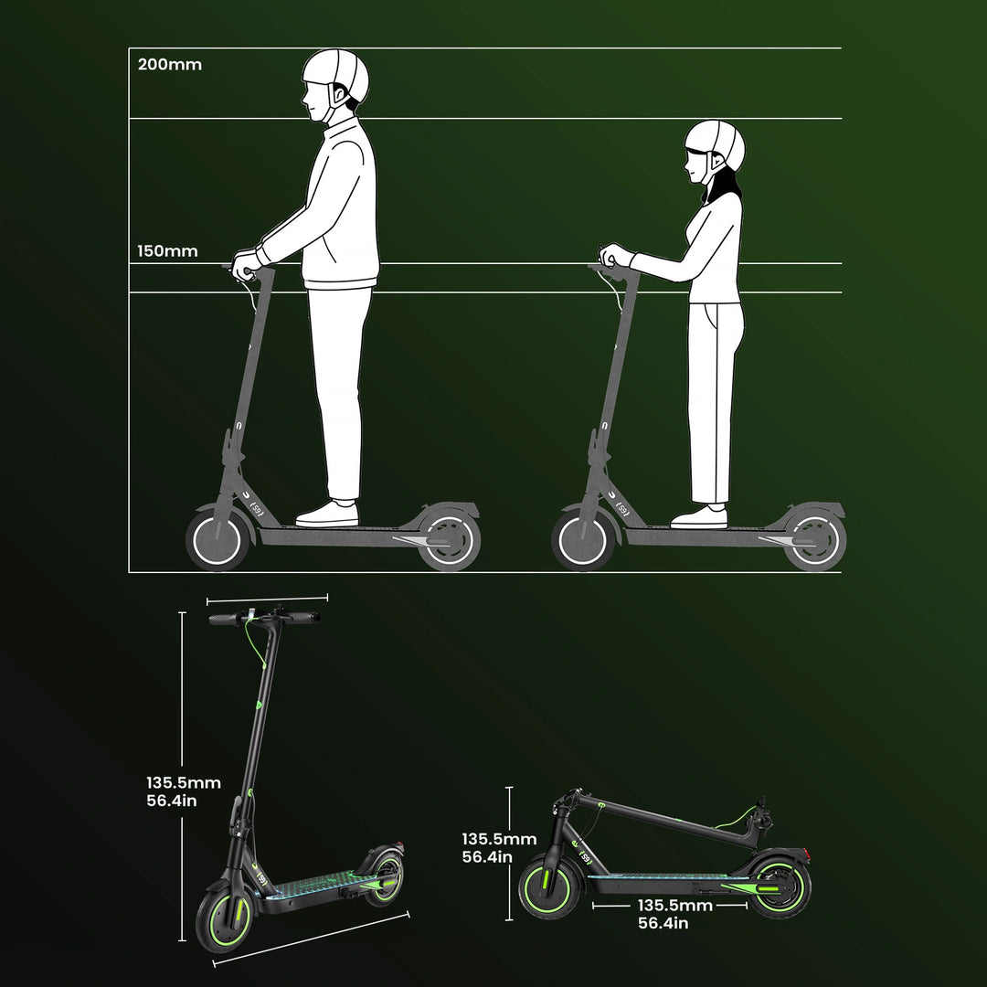 isinwheel S9 Commuter Electric Scooter 350W Motor 20km Range