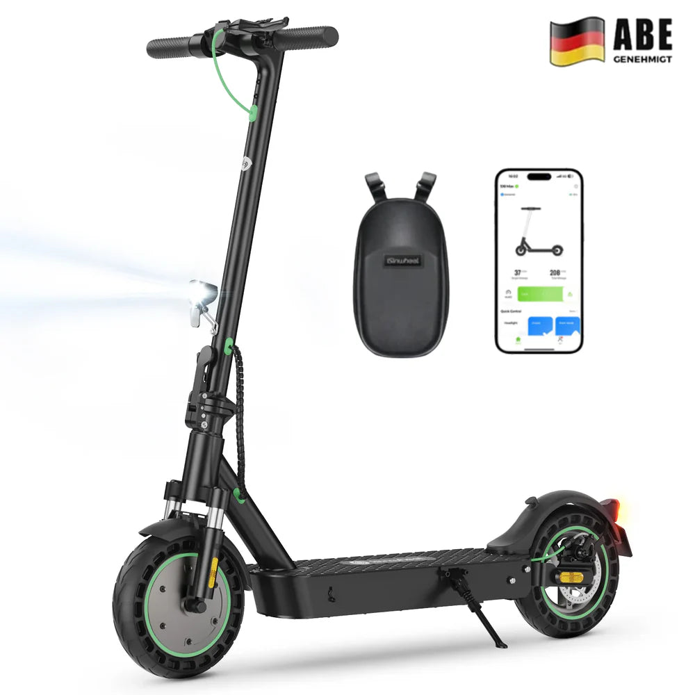 isinwheel S9MAX Electric Scooter 36V 10Ah Battery 500W Motor