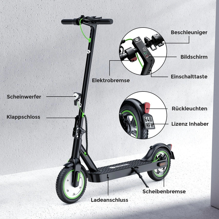 Trottinette électrique isinwheel S9PRO avec ABE