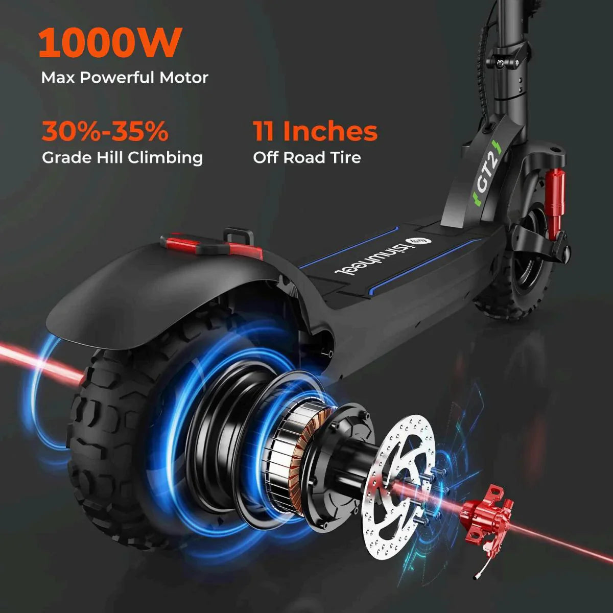isinwheel GT2 Electric Scooter 11