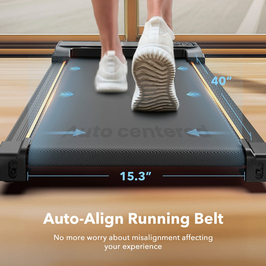 Jagjog JT31 Walking Pad Treadmill – 1–6 km/h, Manual Incline & LED Display