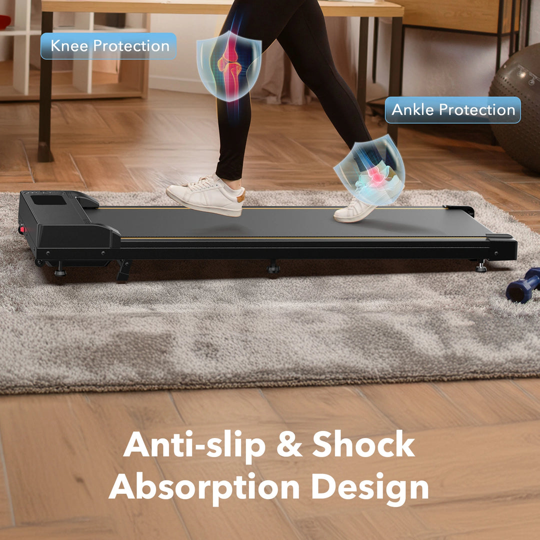 Jagjog JT31 Walking Pad Treadmill – 1–6 km/h, Manual Incline & LED Display